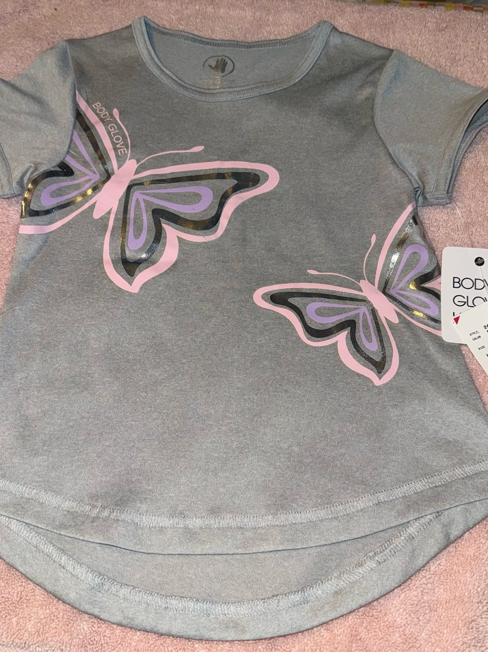 Body Glove Toddler Girls Size 4T New NWT Athletic T-Shirt Tee
